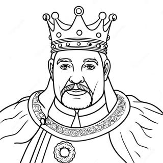 King Coloring Page 11021-9123