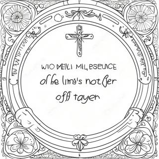 The Lord's Prayer Coloring Pages