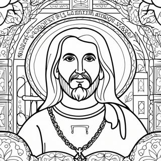 The Lord S Prayer Coloring Page 11051-9146