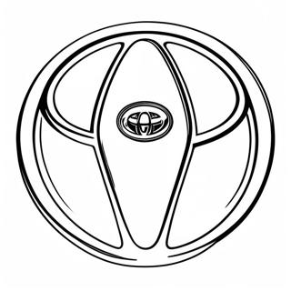 Toyota Logo Coloring Page 11061-9152