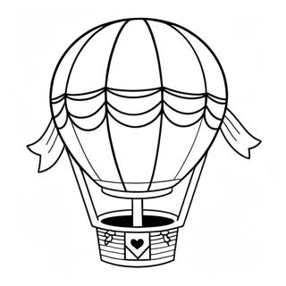 Hot Air Balloon Coloring Pages