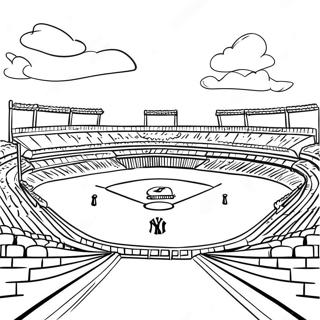 Yankees Stadium Coloring Page 11112-9199