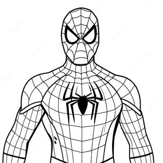 Spiderman Halloween Costume Coloring Page 11121-9202