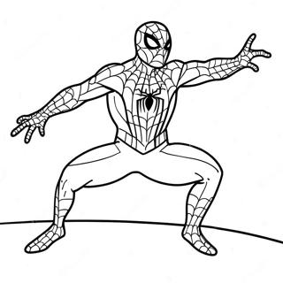 Spiderman Halloween Costume Coloring Page 11121-9203