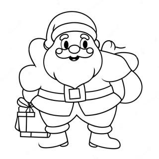 Christmas Cartoon Coloring Pages