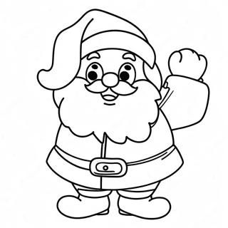 Christmas Cartoon Santa Claus Coloring Page 11141-9214