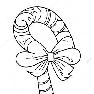 Classic Candy Cane Coloring Page 11151-9224