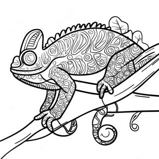 Chameleon Coloring Page 11161-9231