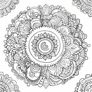 Meditation Mandala Coloring Page 11181-9242