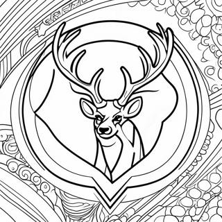 Milwaukee Bucks Logo Coloring Page 11191-9258