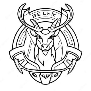 Milwaukee Bucks Logo Coloring Page 11191-9259