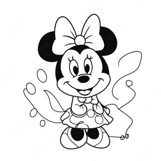 Minnie Mouse Coloring Page 111-86