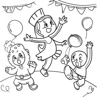 Leap Year Coloring Pages