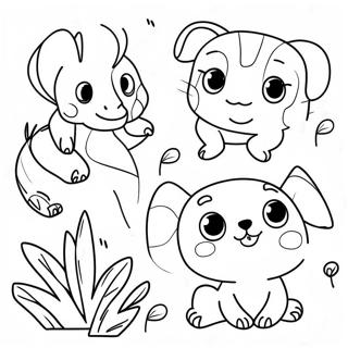 Cute Leap Year Animals Coloring Page 11212-9274