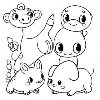 Cute Leap Year Animals Coloring Page 11212-9276