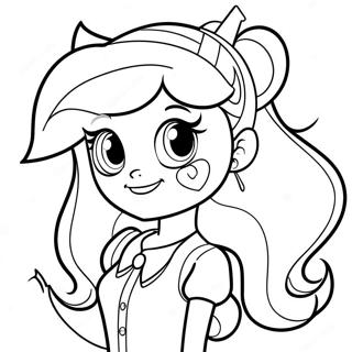 Equestria Girls Coloring Page 1121-891