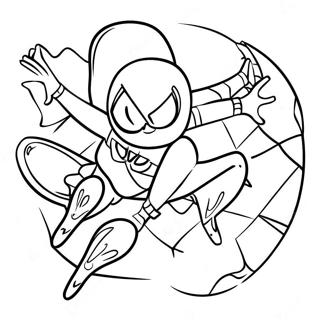 Spider Girl Coloring Pages