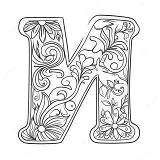 Letter U Coloring Page 11231-9291