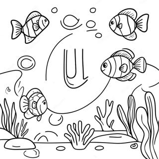 Letter U Coloring Pages