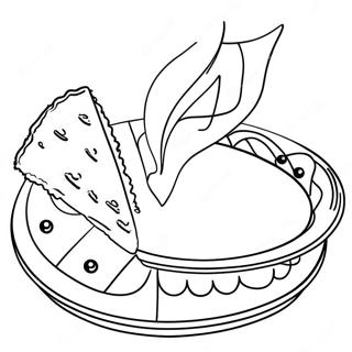 Pie Coloring Pages