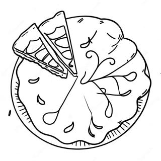 Pie Coloring Page 11241-9303