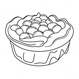 Pie Coloring Page 11241-9304