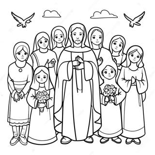 All Saints Day Coloring Pages