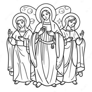 All Saints Day Coloring Page 11251-9298