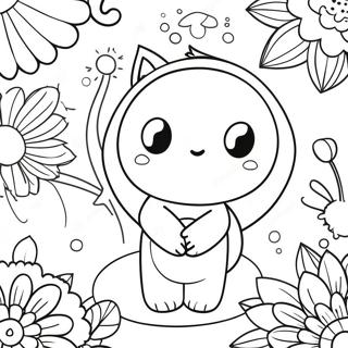 Whimsical Indie Characters Coloring Page 11282-9329