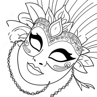 Mardi Gras Coloring Pages