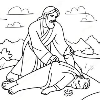 The Good Samaritan Coloring Page 11331-9367