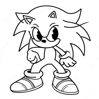 Sonic Halloween Coloring Page 11351-9380