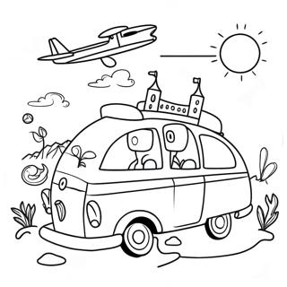 Traveling Adventure Coloring Page 11371-9398