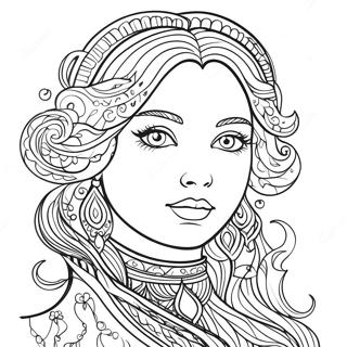 Gel Pen Coloring Page 11401-9420