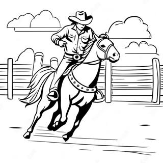 Rodeo Coloring Pages