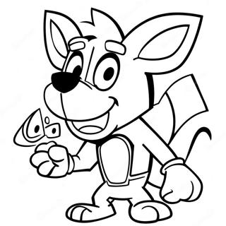 Crash Bandicoot Coloring Page 11491-9487