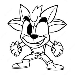 Crash Bandicoot Coloring Page 11491-9488