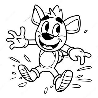 Crash Bandicoot Running Fast Coloring Page 11492-9490