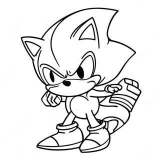 Silver Sonic Coloring Page 11521-9515