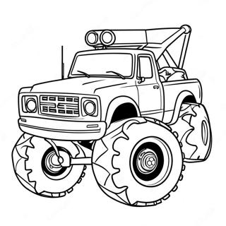 Spiderman Monster Truck Coloring Page 11571-9551