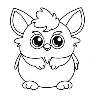 Furby Coloring Page 11581-9562