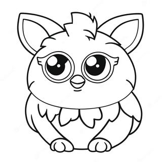 Furby Coloring Page 11581-9563