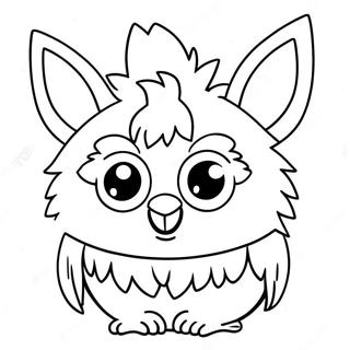 Furby Coloring Page 11581-9564