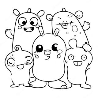 Ugly Dolls Coloring Page 11631-9600