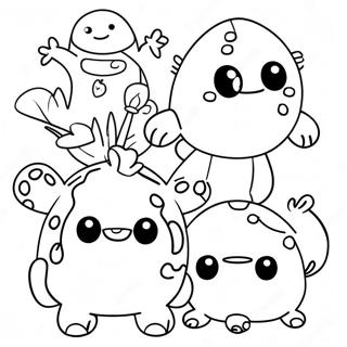 Funny Ugly Dolls Coloring Page 11632-9602