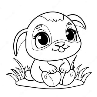 Realistic Baby Animal Coloring Page 11651-9623