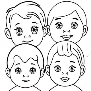 Realistic Baby Coloring Pages