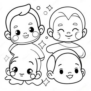 Adorable Realistic Baby Faces Coloring Page 11652-9618