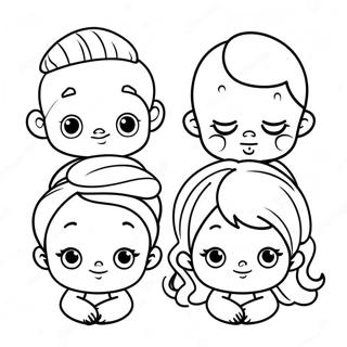 Adorable Realistic Baby Faces Coloring Page 11652-9620