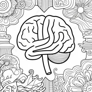 Brain Sheet Coloring Pages